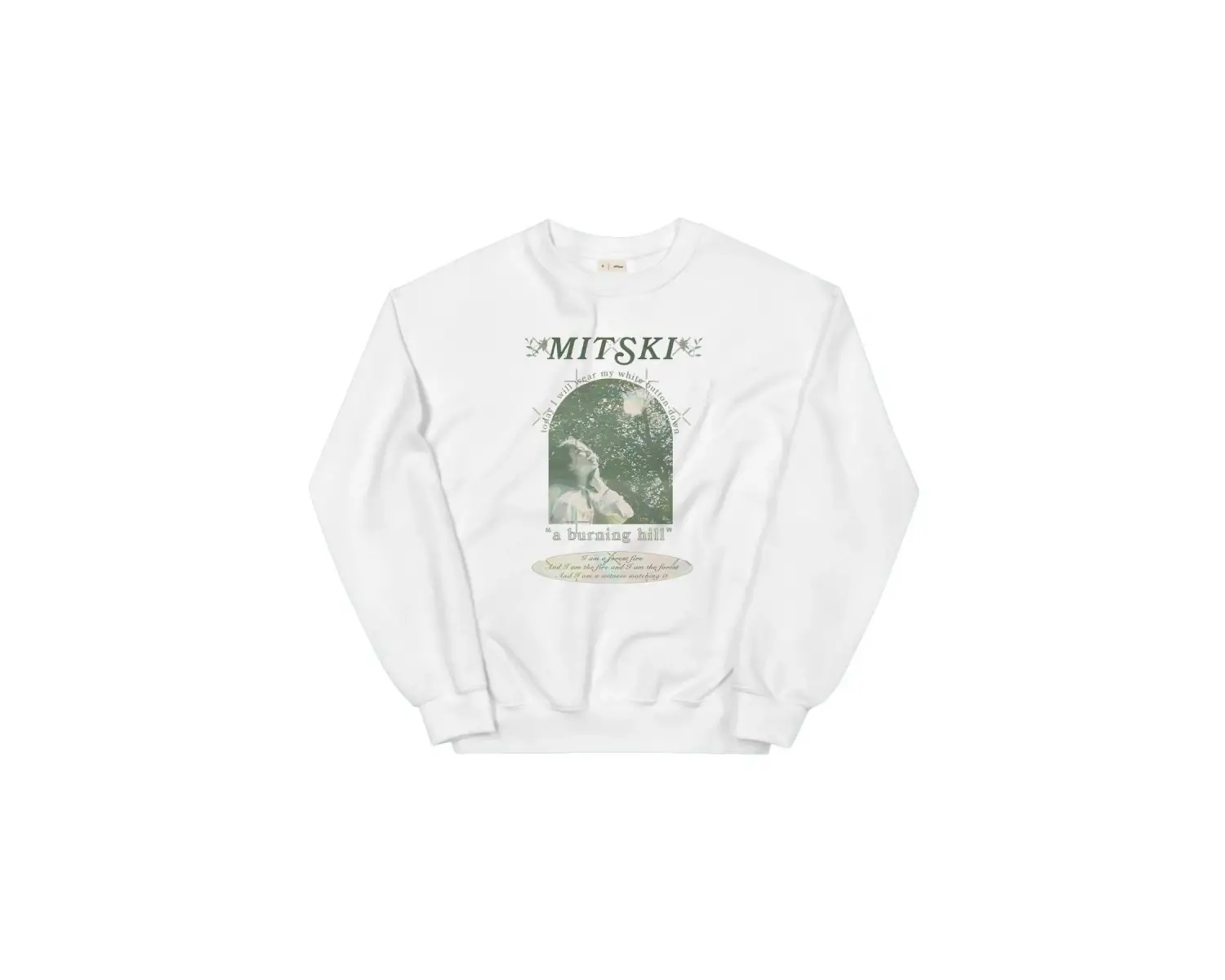 Mitski Sweatshirt Beyaz