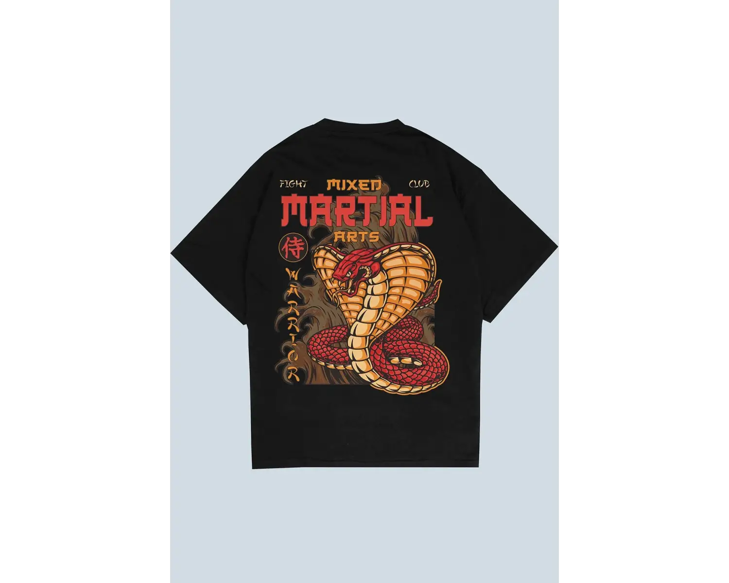 MMA Siyah Oversize Unisex T-shirt