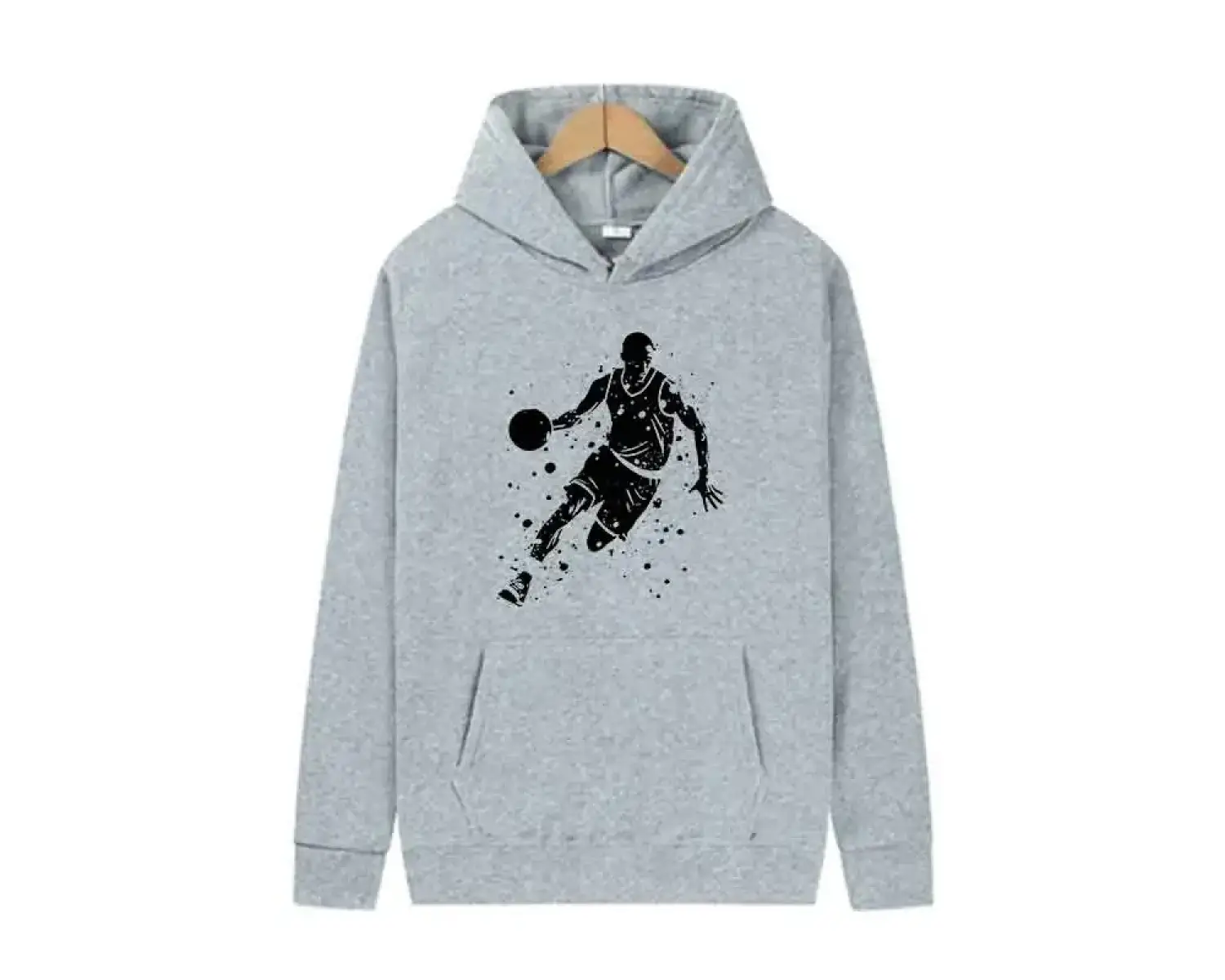 Moda Erkekler Harajuku Baskı Grafik Kapüşonlular Unisex Sonbahar Kış Rahat Kazak Basketbol Ti