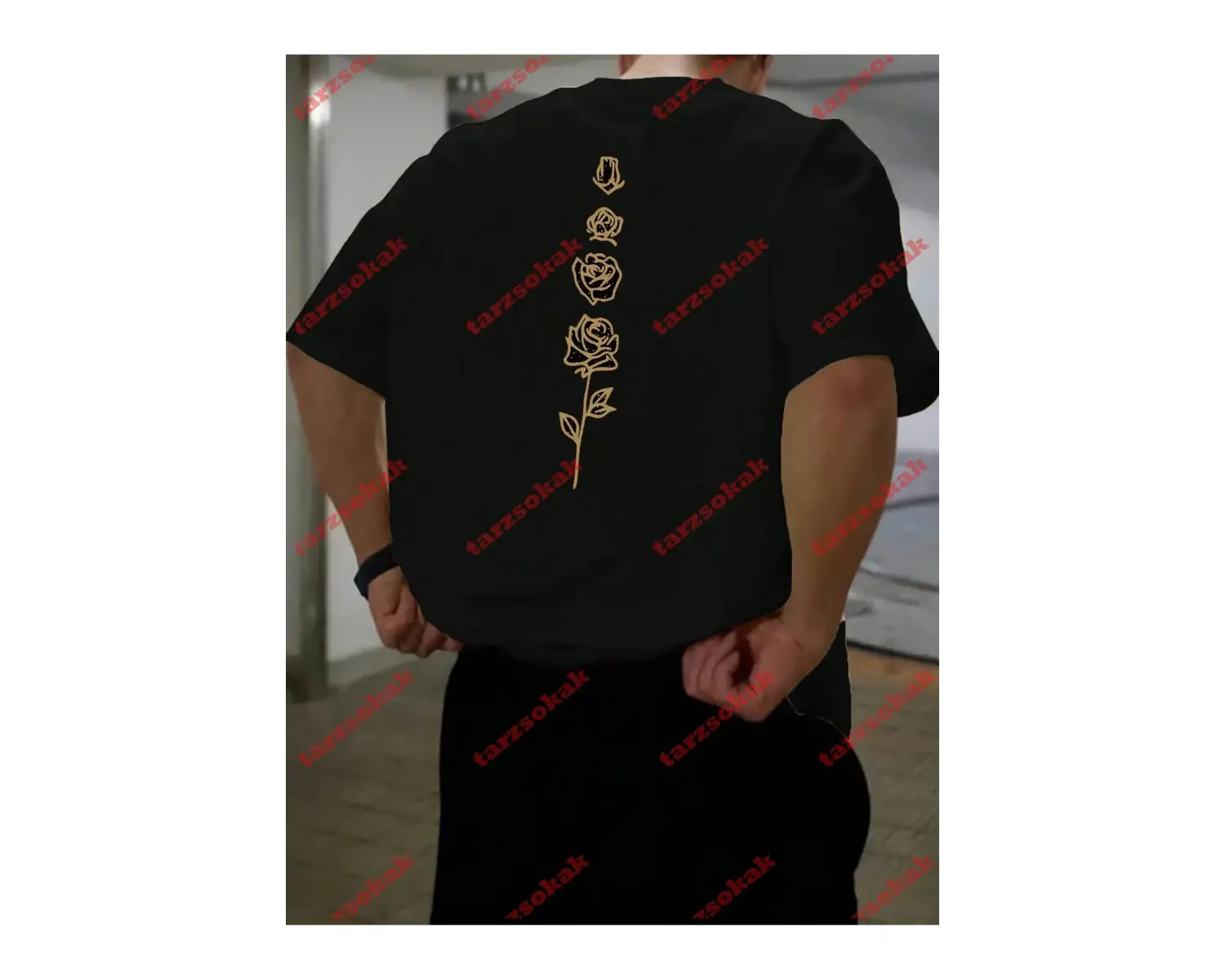 Model 3173 Erkek Yazlık Yuvarlak Yaka Kısa Kollu Günlük Tişört, Yaz