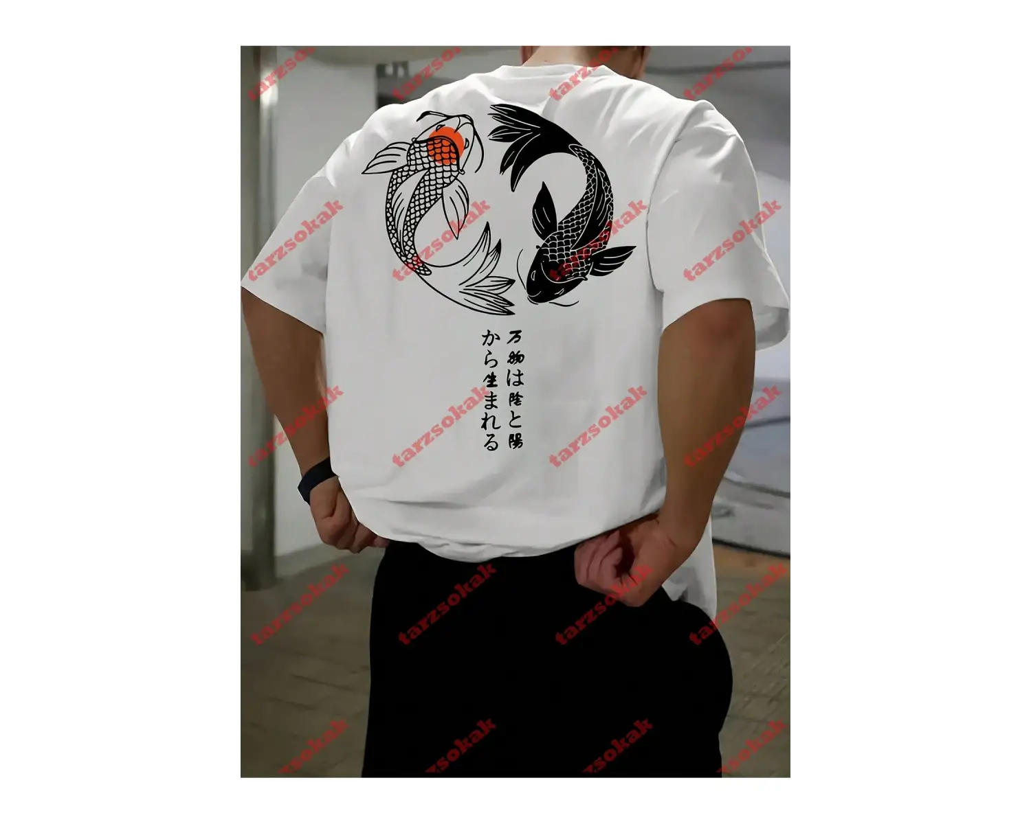 Model 3175 Erkek Yazlık Yuvarlak Yaka Kısa Kollu Günlük Tişört, Yaz