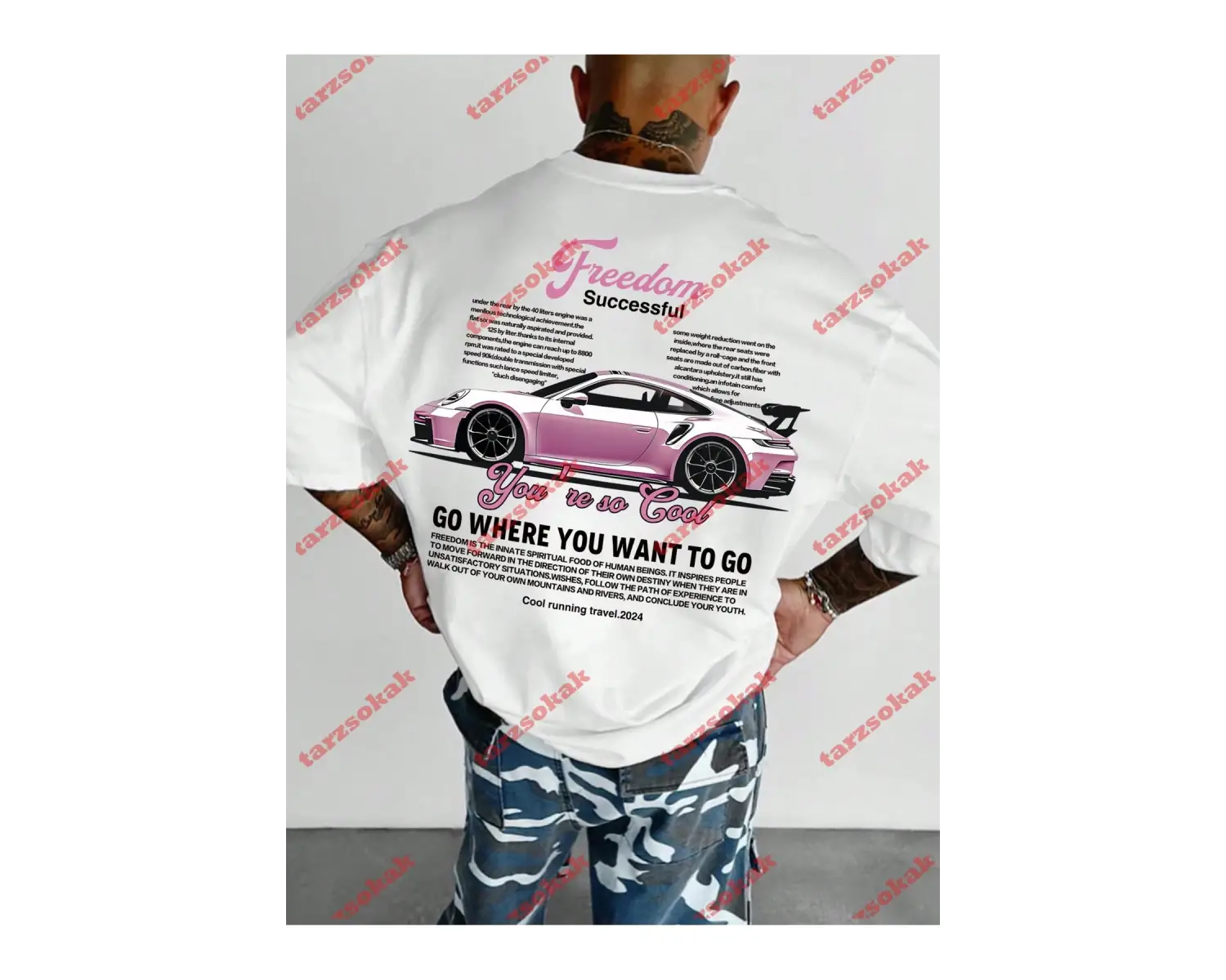 Model 3177 Erkek Yazlık Yuvarlak Yaka Kısa Kollu Günlük Tişört, Yaz