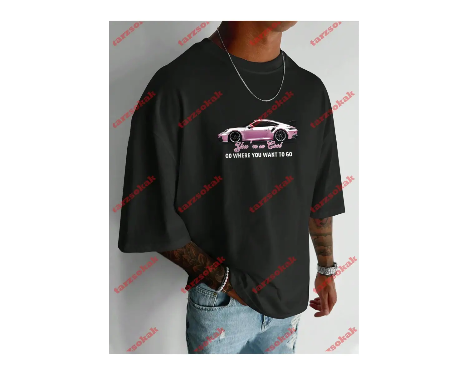 Model 3177 Erkek Yazlık Yuvarlak Yaka Kısa Kollu Günlük Tişört, Yaz