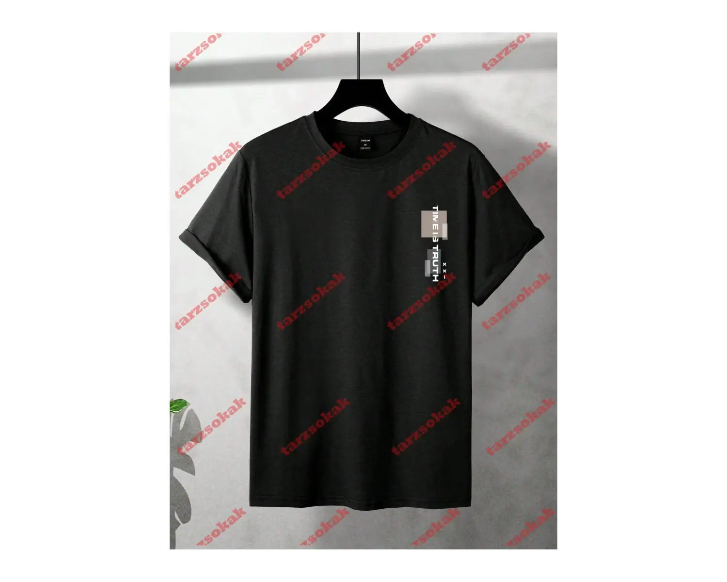 Model 3179 Erkek Yazlık Yuvarlak Yaka Kısa Kollu Günlük Tişört, Yaz