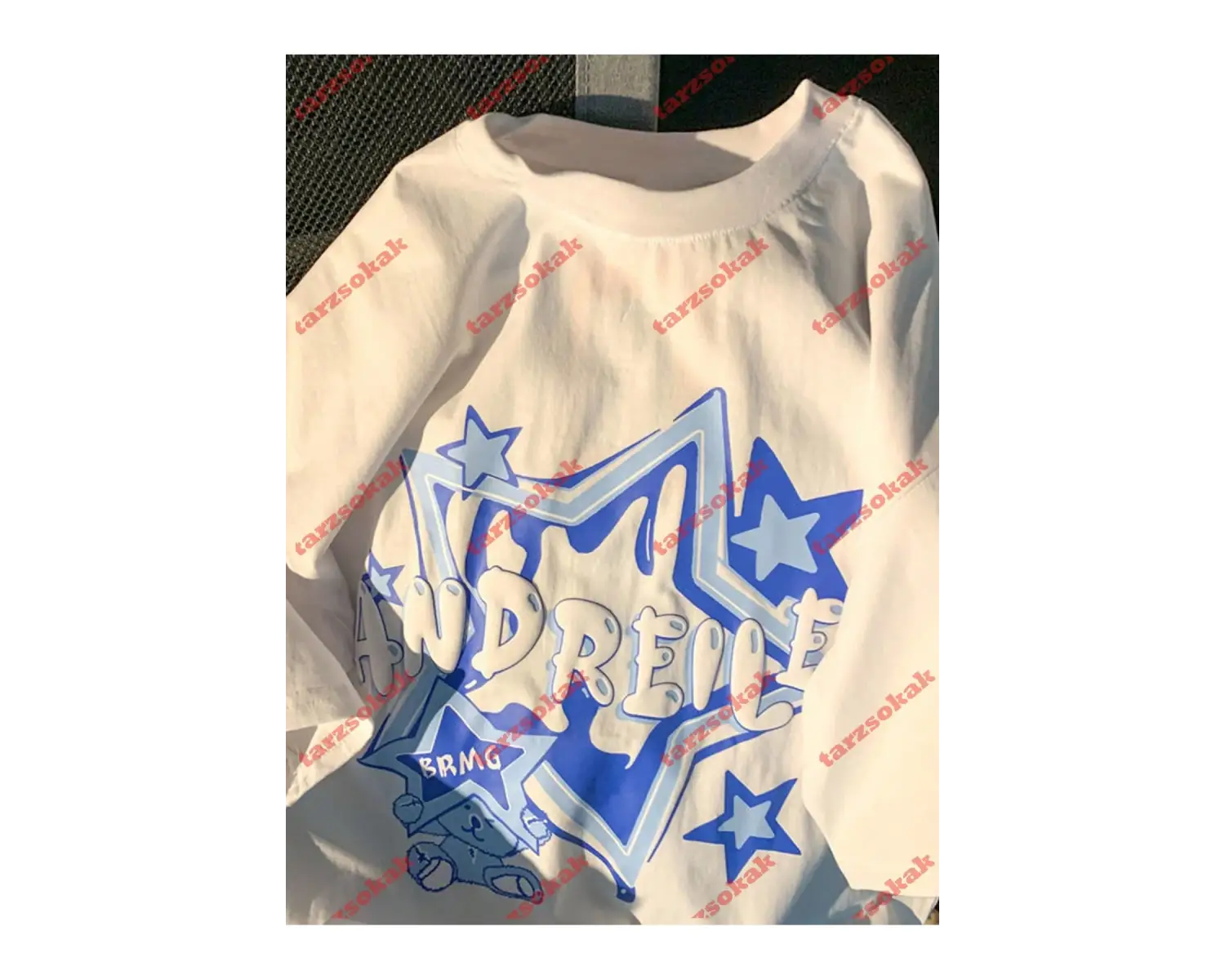 Model 3181 Erkek Yazlık Yuvarlak Yaka Kısa Kollu Günlük Tişört, Yaz