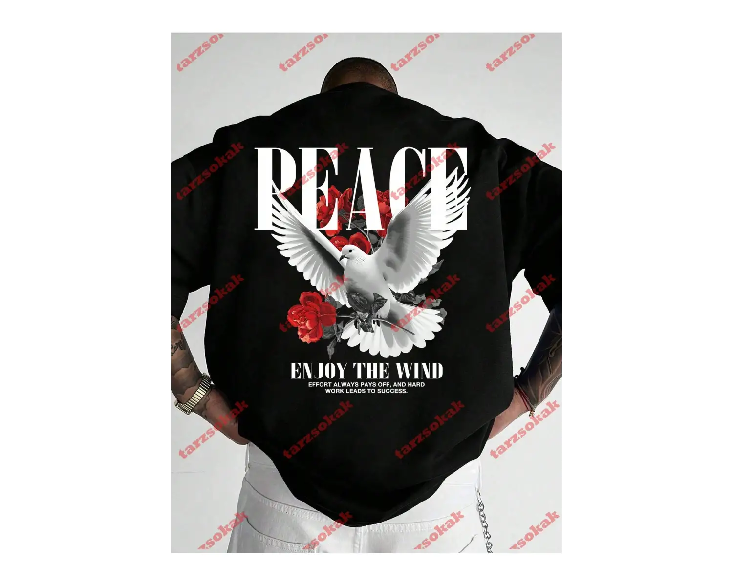 Model 3182 Erkek Yazlık Yuvarlak Yaka Kısa Kollu Günlük Tişört, Yaz