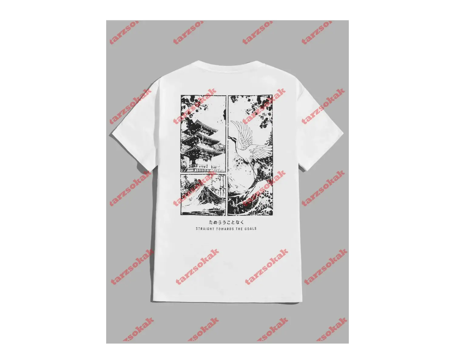 Model 3184 Erkek Yazlık Yuvarlak Yaka Kısa Kollu Günlük Tişört, Yaz