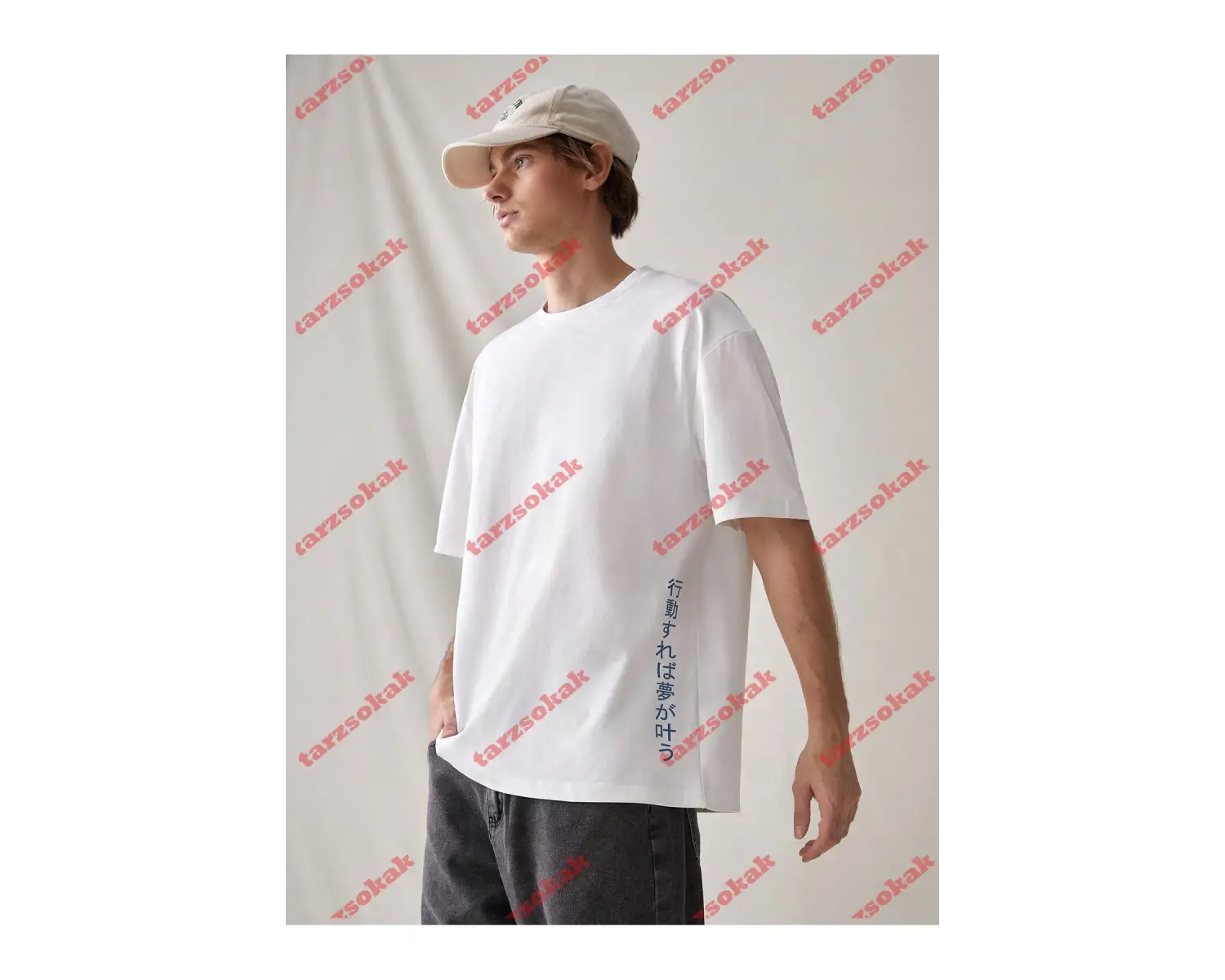 Model 3189 Erkek Yazlık Yuvarlak Yaka Kısa Kollu Günlük Tişört, Yaz