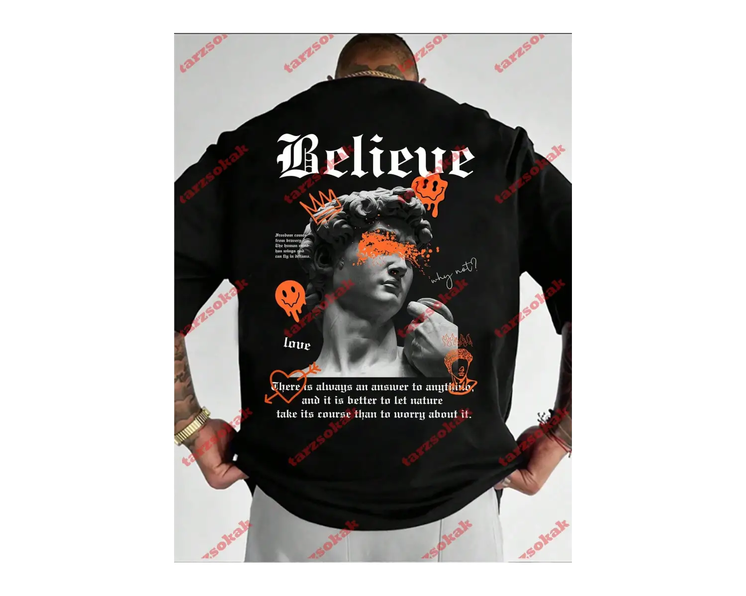 Model 3194 Erkek Yazlık Yuvarlak Yaka Kısa Kollu Günlük Tişört, Yaz