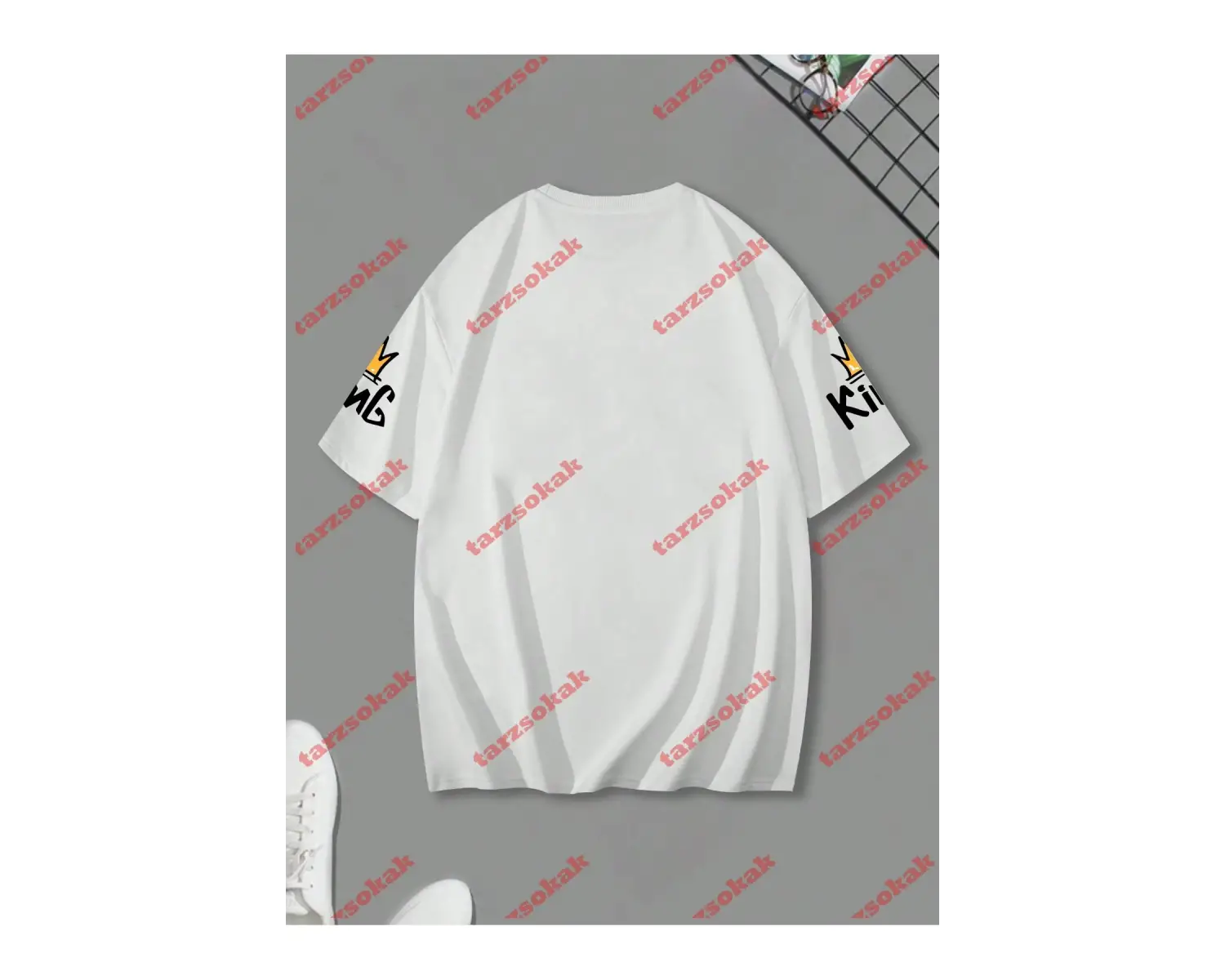 Model 3203 Erkek Yazlık Yuvarlak Yaka Kısa Kollu Günlük Tişört, Yaz