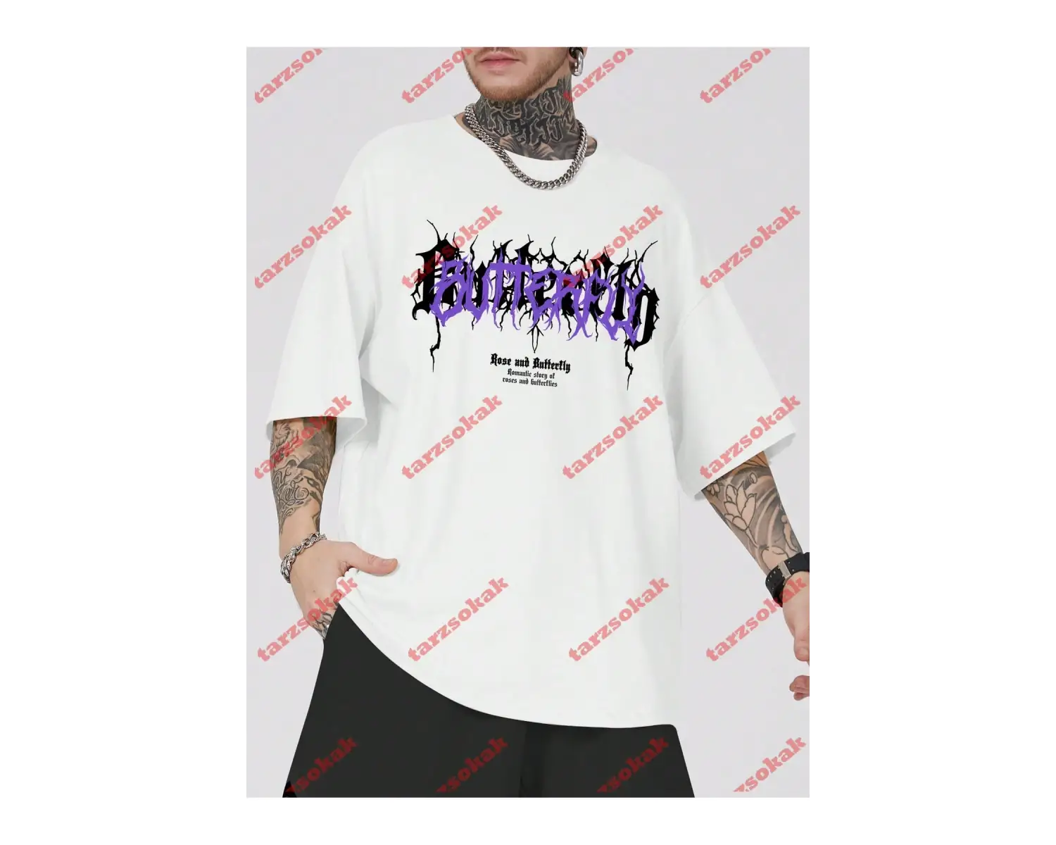 Model 3205 Erkek Yazlık Yuvarlak Yaka Kısa Kollu Günlük Tişört, Yaz