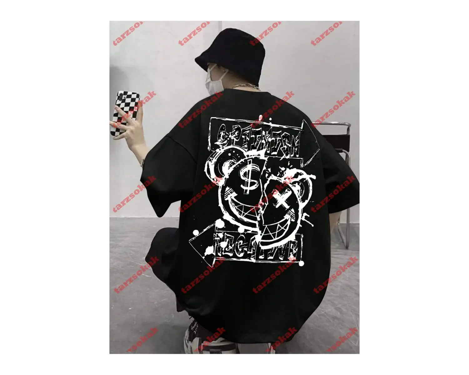 Model 3207 Erkek Yazlık Yuvarlak Yaka Kısa Kollu Günlük Tişört, Yaz