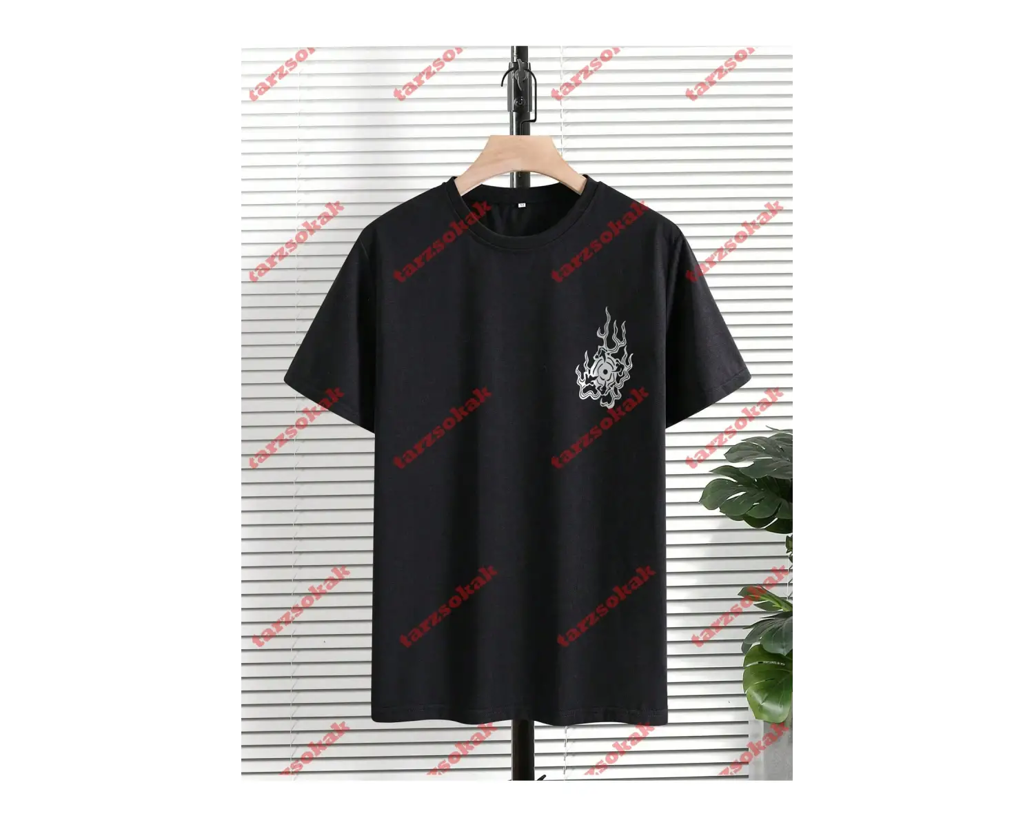 Model 3208 Erkek Yazlık Yuvarlak Yaka Kısa Kollu Günlük Tişört, Yaz