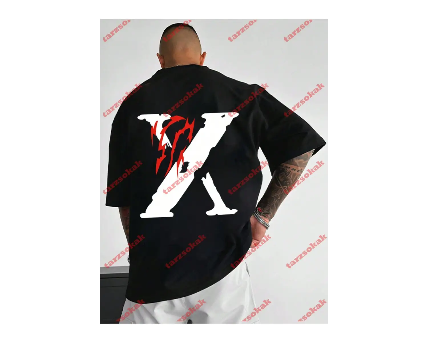 Model 3217 Erkek Yazlık Yuvarlak Yaka Kısa Kollu Günlük Tişört, Yaz