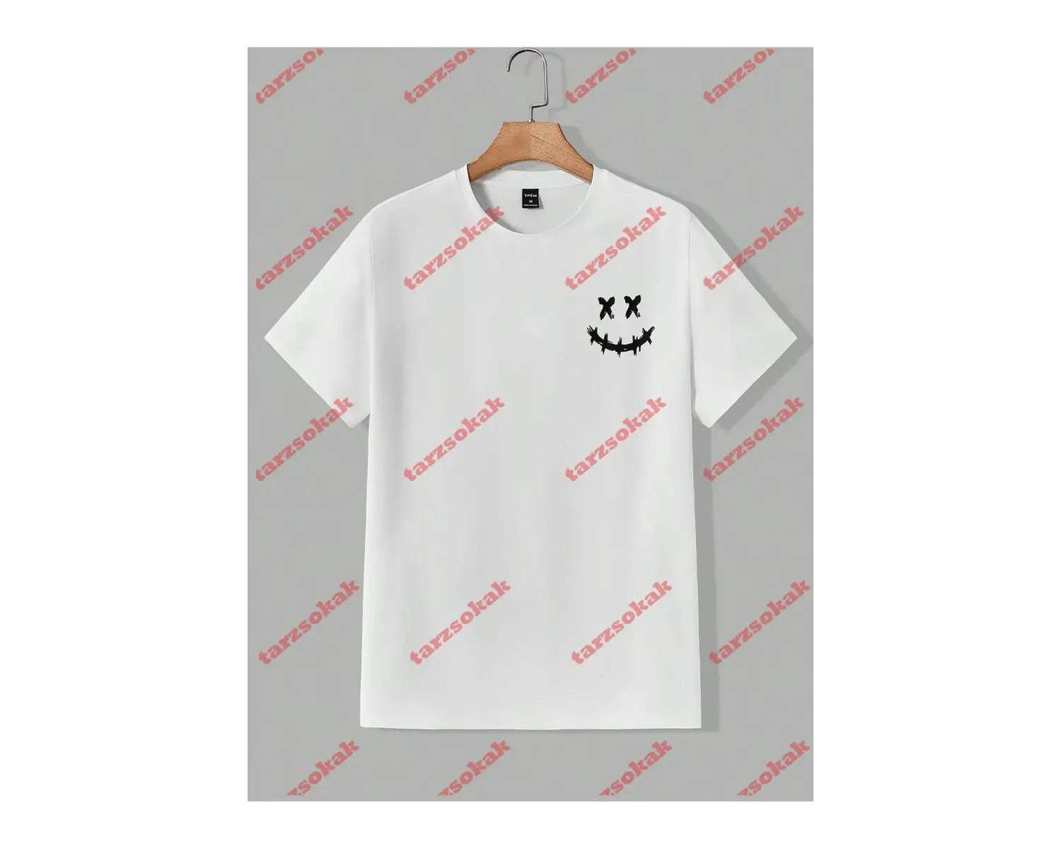 Model 3220 Erkek Yazlık Yuvarlak Yaka Kısa Kollu Günlük Tişört, Yaz