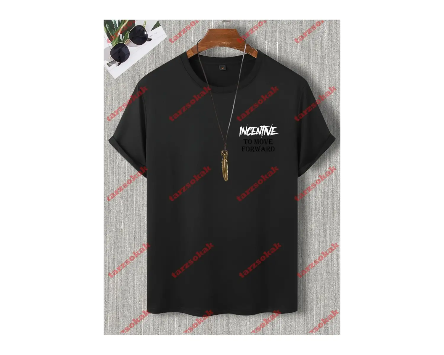 Model 3222 Erkek Yazlık Yuvarlak Yaka Kısa Kollu Günlük Tişört, Yaz