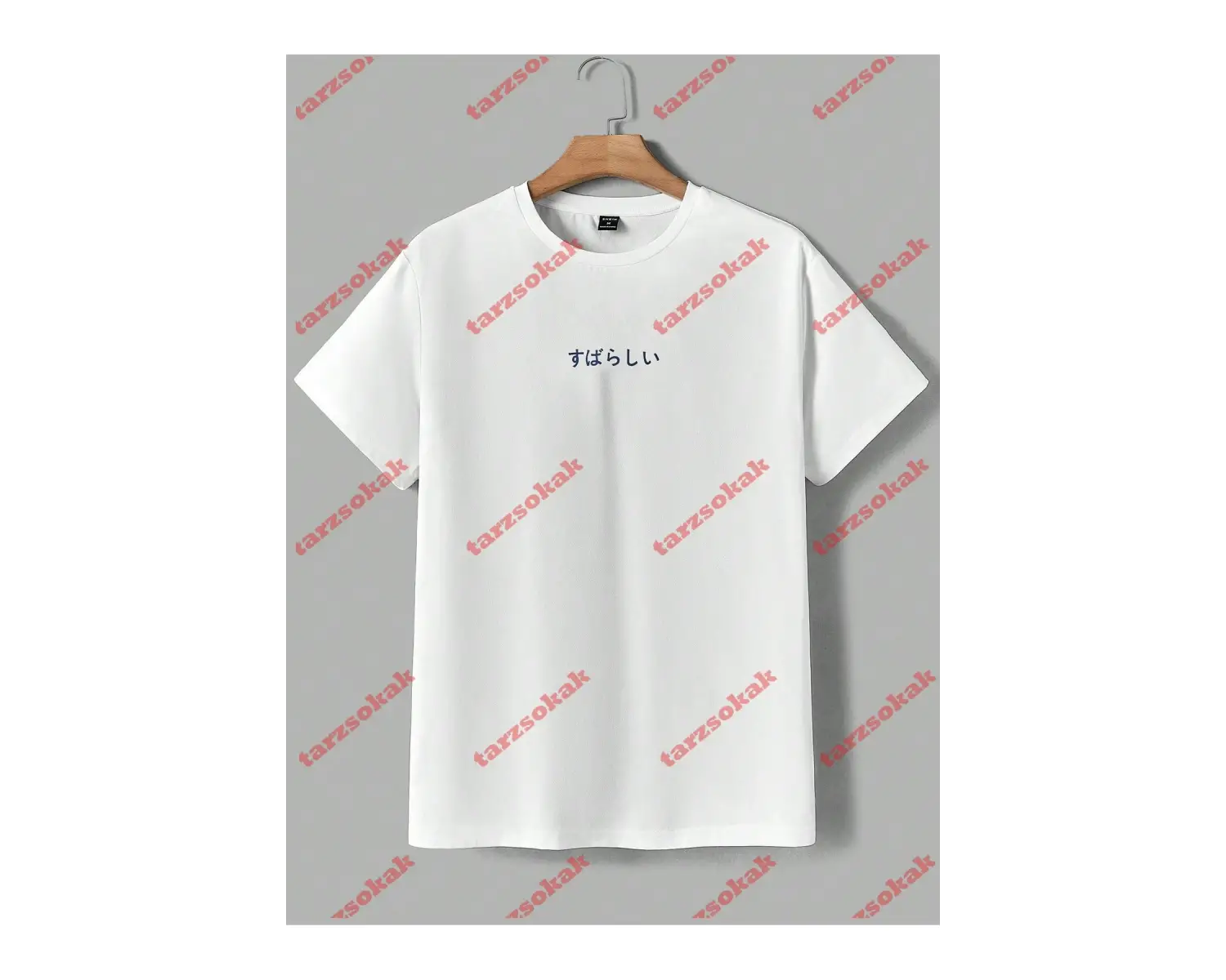 Model 3225 Erkek Yazlık Yuvarlak Yaka Kısa Kollu Günlük Tişört, Yaz