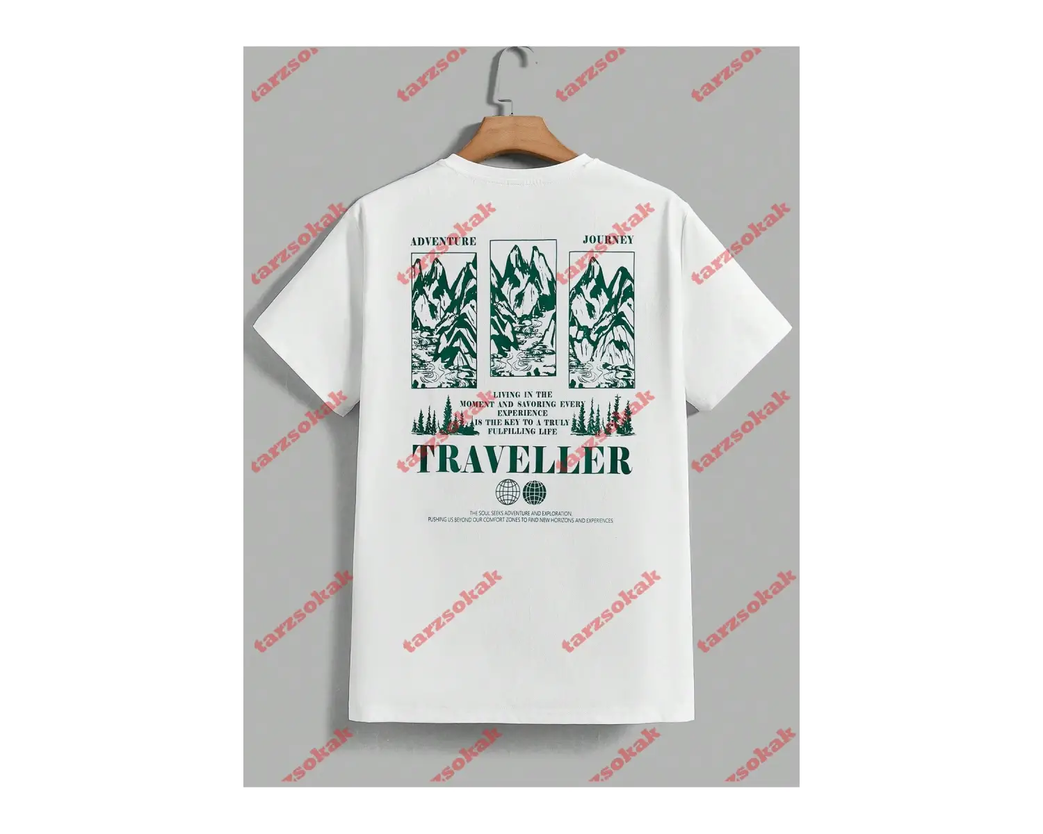 Model 3226 Erkek Yazlık Yuvarlak Yaka Kısa Kollu Günlük Tişört, Yaz