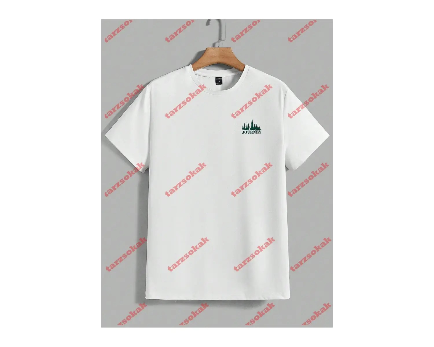 Model 3226 Erkek Yazlık Yuvarlak Yaka Kısa Kollu Günlük Tişört, Yaz