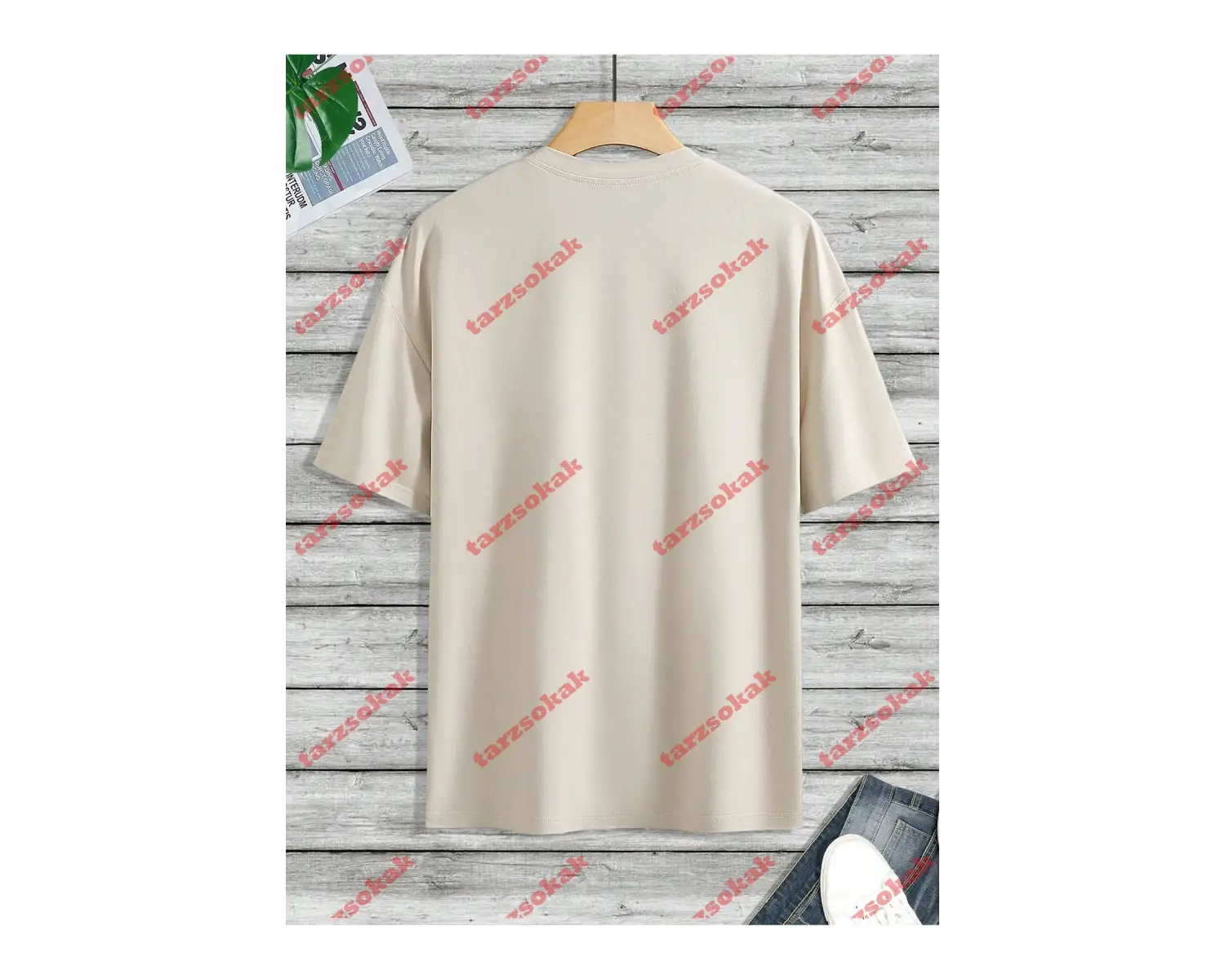 Model 3227 Erkek Yazlık Yuvarlak Yaka Kısa Kollu Günlük Tişört, Yaz