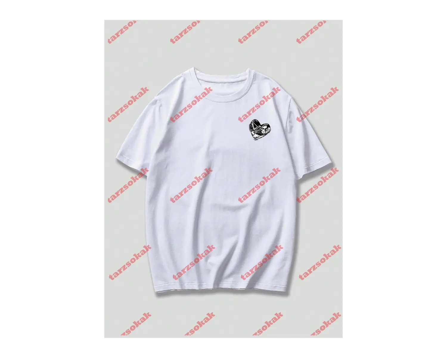 Model 3237 Erkek Yazlık Yuvarlak Yaka Kısa Kollu Günlük Tişört, Yaz