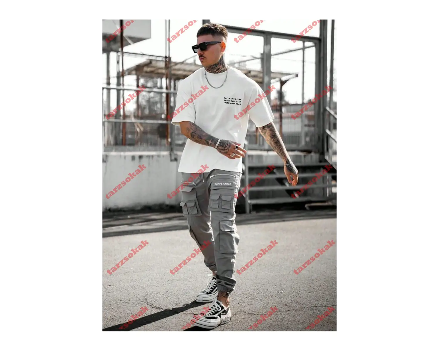 Model 3242 Erkek Yazlık Yuvarlak Yaka Kısa Kollu Günlük Tişört, Yaz