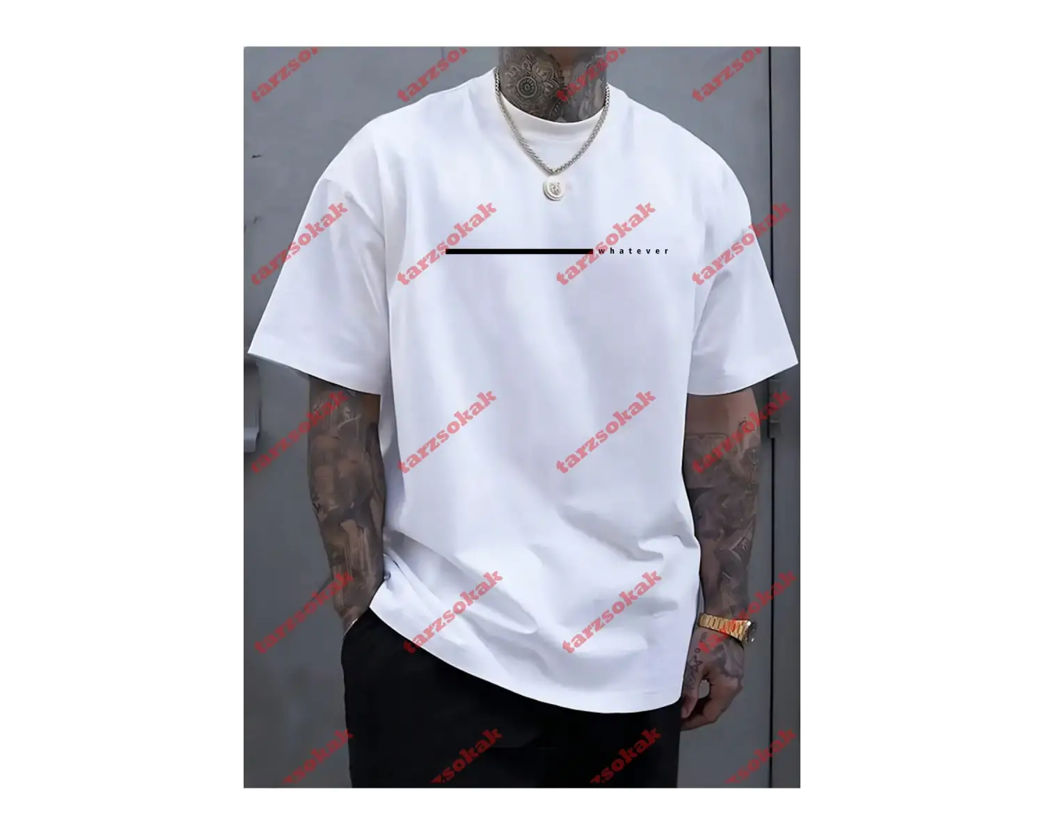 Model 3245 Erkek Yazlık Yuvarlak Yaka Kısa Kollu Günlük Tişört, Yaz