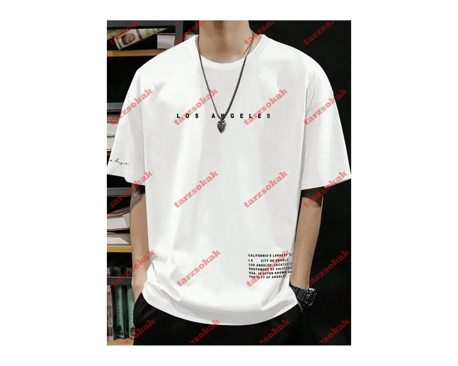 Model 3250 Erkek Yazlık Yuvarlak Yaka Kısa Kollu Günlük Tişört, Yaz