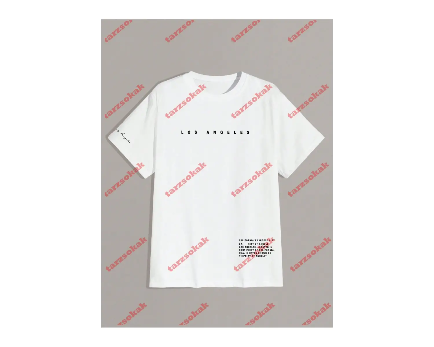 Model 3250 Erkek Yazlık Yuvarlak Yaka Kısa Kollu Günlük Tişört, Yaz