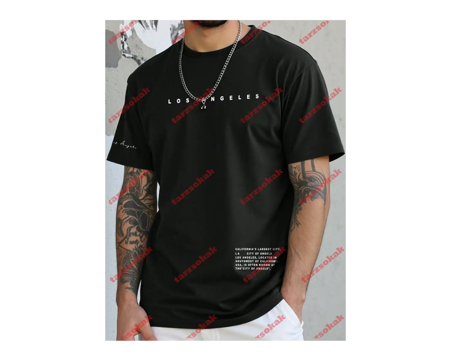 Model 3250 Erkek Yazlık Yuvarlak Yaka Kısa Kollu Günlük Tişört, Yaz