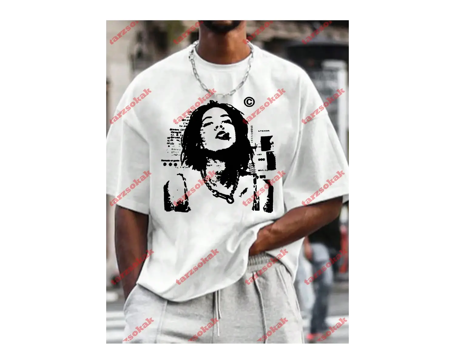 Model 3252 Erkek Yazlık Yuvarlak Yaka Kısa Kollu Günlük Tişört, Yaz