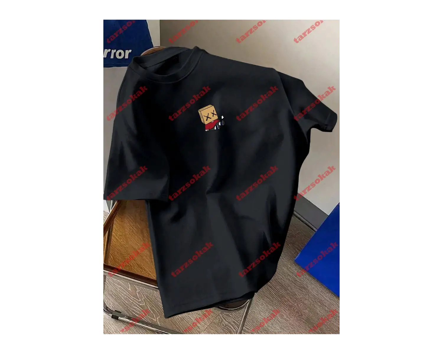 Model 3253 Erkek Yazlık Yuvarlak Yaka Kısa Kollu Günlük Tişört, Yaz