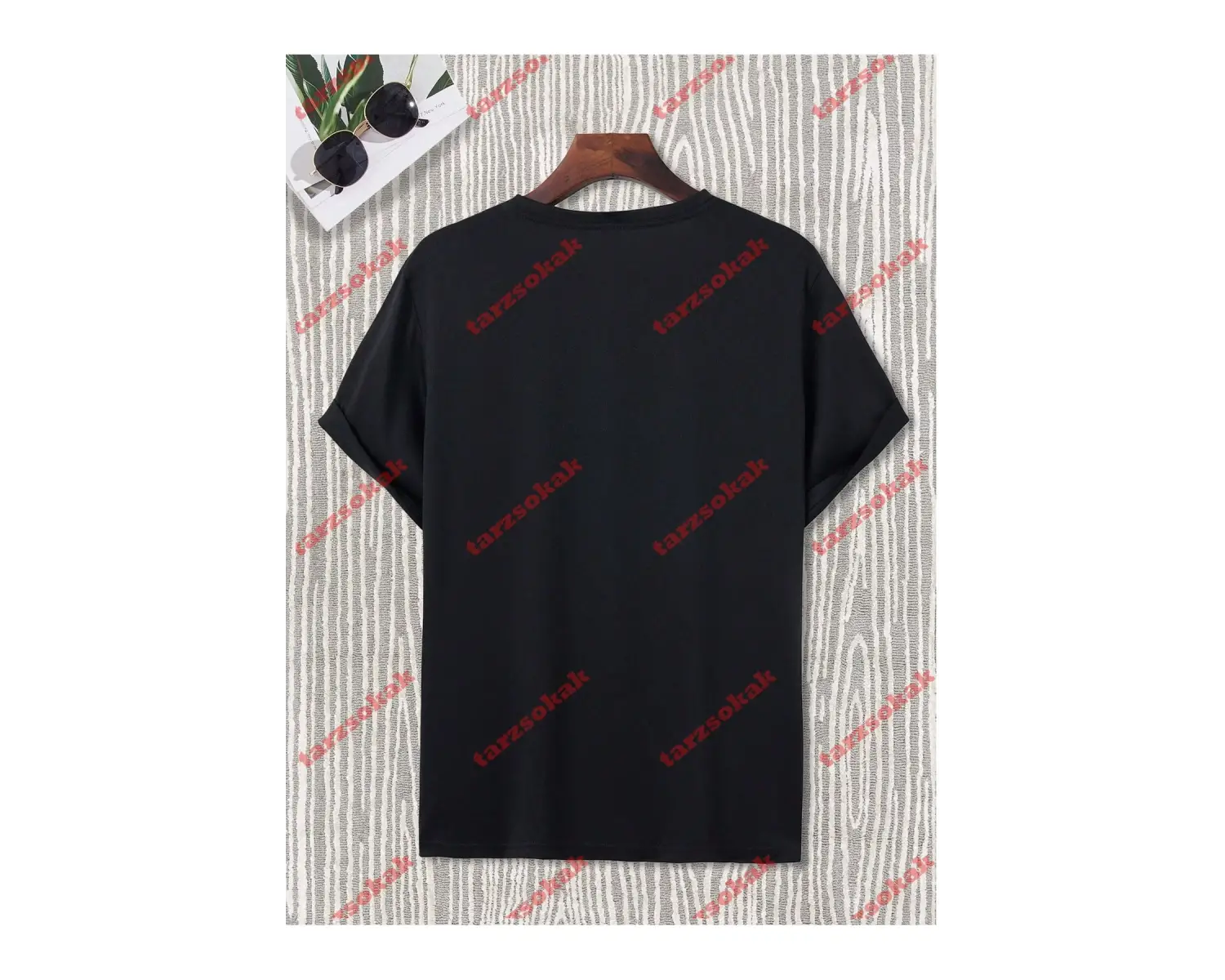 Model 3253 Erkek Yazlık Yuvarlak Yaka Kısa Kollu Günlük Tişört, Yaz