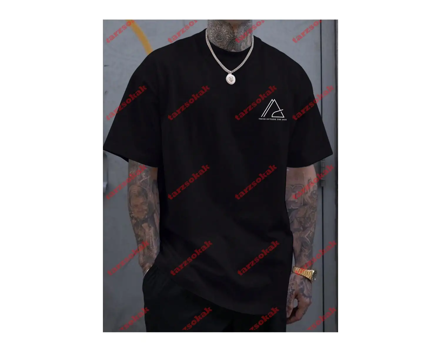 Model 3274 Erkek Yazlık Yuvarlak Yaka Kısa Kollu Günlük Tişört, Yaz