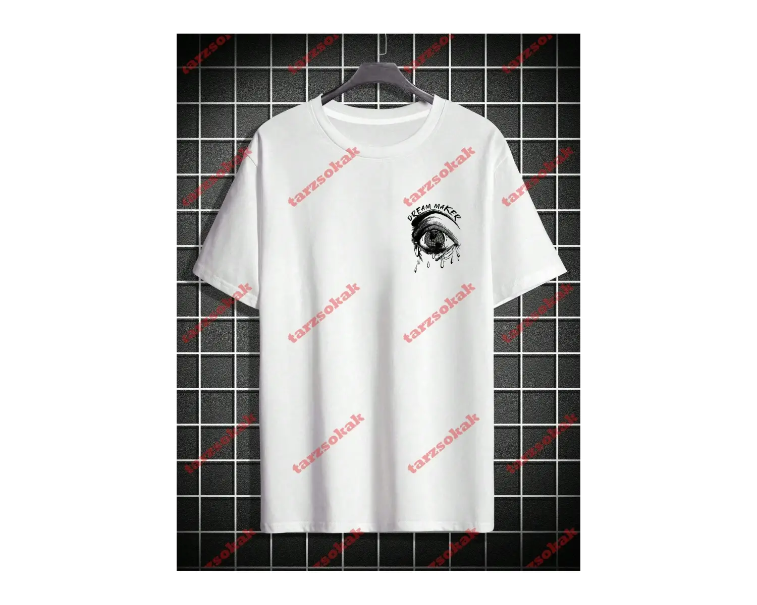 Model 3277 Erkek Yazlık Yuvarlak Yaka Kısa Kollu Günlük Tişört, Yaz