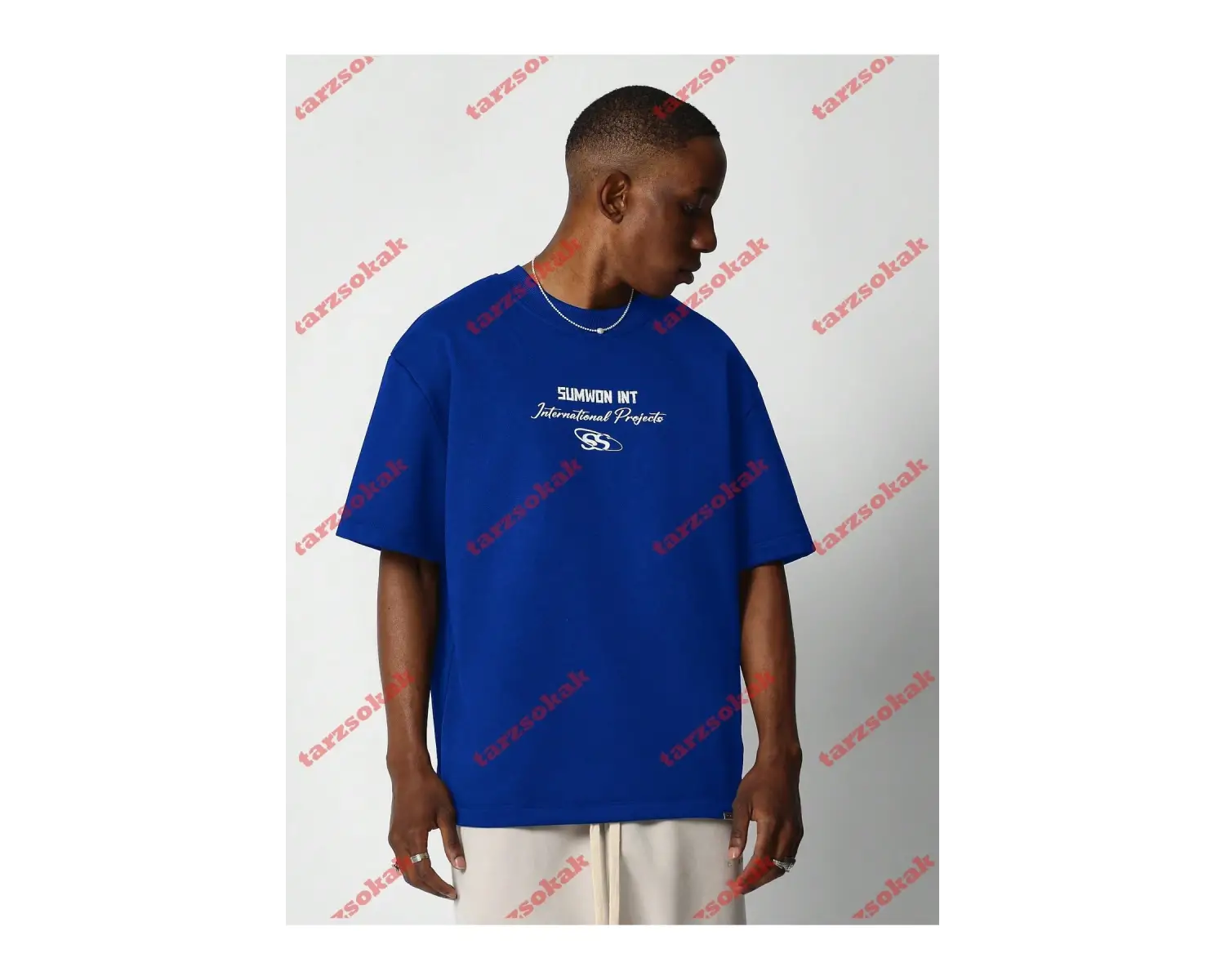 Model 3279 Erkek Yazlık Yuvarlak Yaka Kısa Kollu Günlük Tişört, Yaz