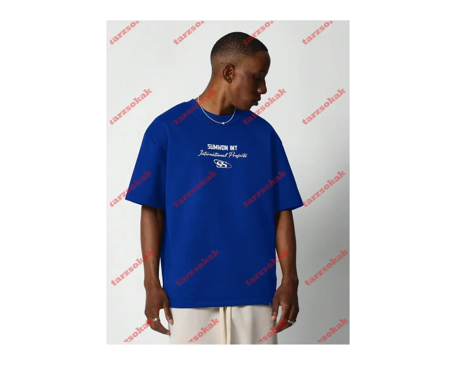 Model 3279 Erkek Yazlık Yuvarlak Yaka Kısa Kollu Günlük Tişört, Yaz