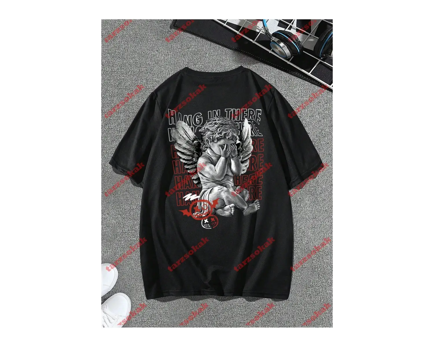 Model 3281 Erkek Yazlık Yuvarlak Yaka Kısa Kollu Günlük Tişört, Yaz