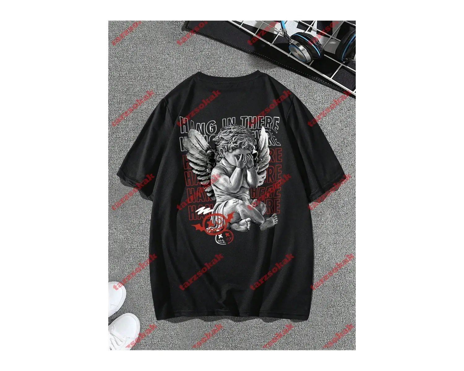 Model 3281 Erkek Yazlık Yuvarlak Yaka Kısa Kollu Günlük Tişört, Yaz