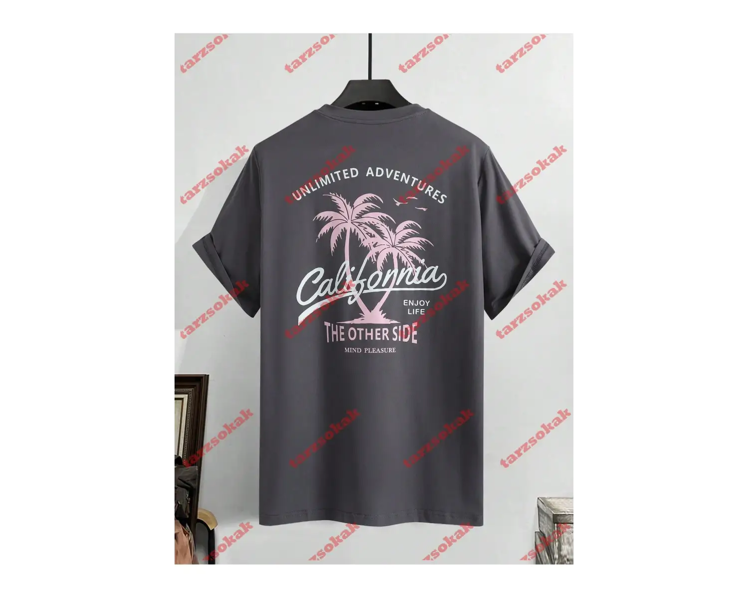 Model 3283 Erkek Yazlık Yuvarlak Yaka Kısa Kollu Günlük Tişört, Yaz