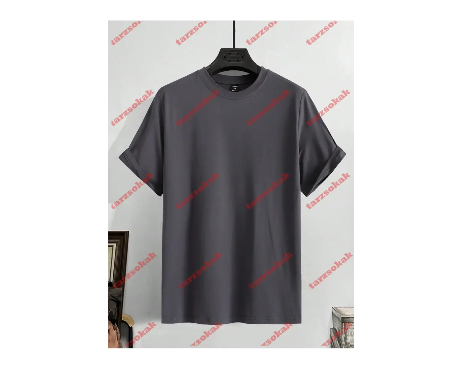 Model 3283 Erkek Yazlık Yuvarlak Yaka Kısa Kollu Günlük Tişört, Yaz