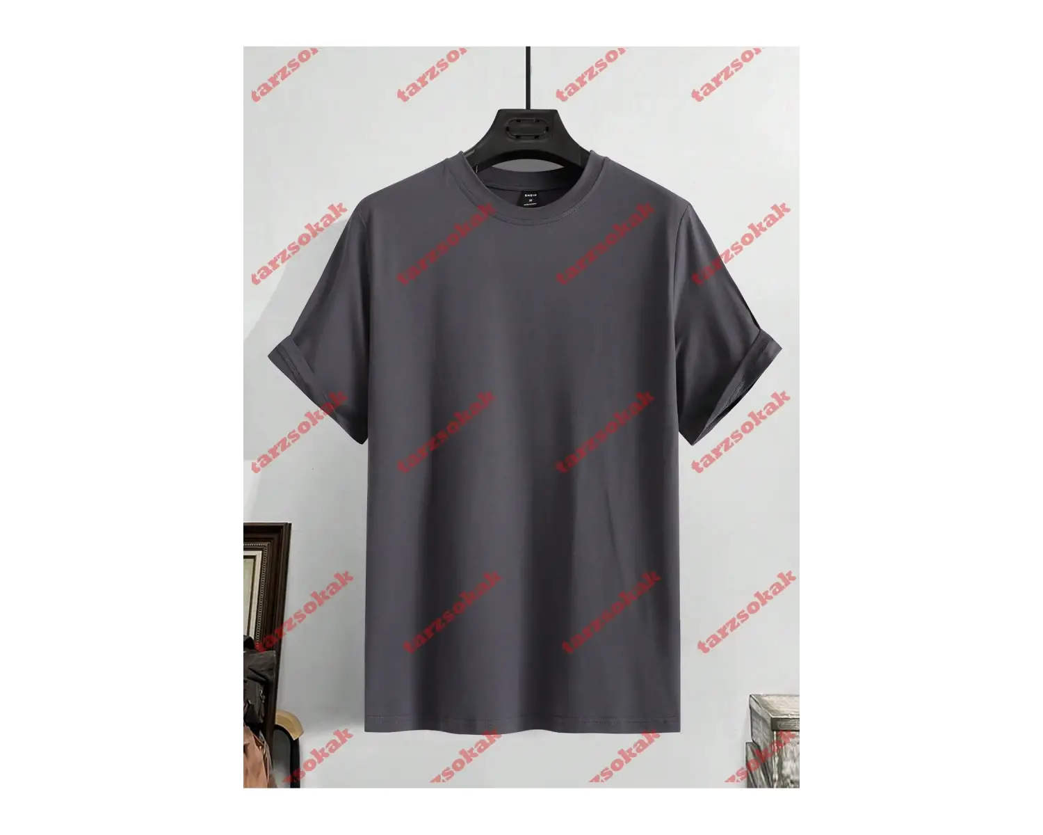 Model 3283 Erkek Yazlık Yuvarlak Yaka Kısa Kollu Günlük Tişört, Yaz