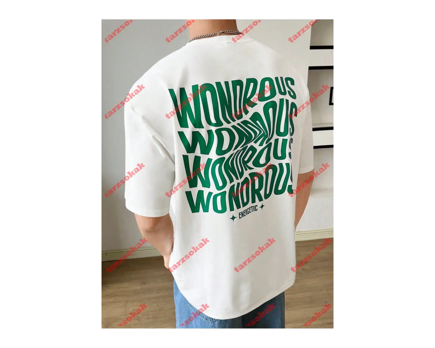 Model 3285 Erkek Yazlık Yuvarlak Yaka Kısa Kollu Günlük Tişört, Yaz