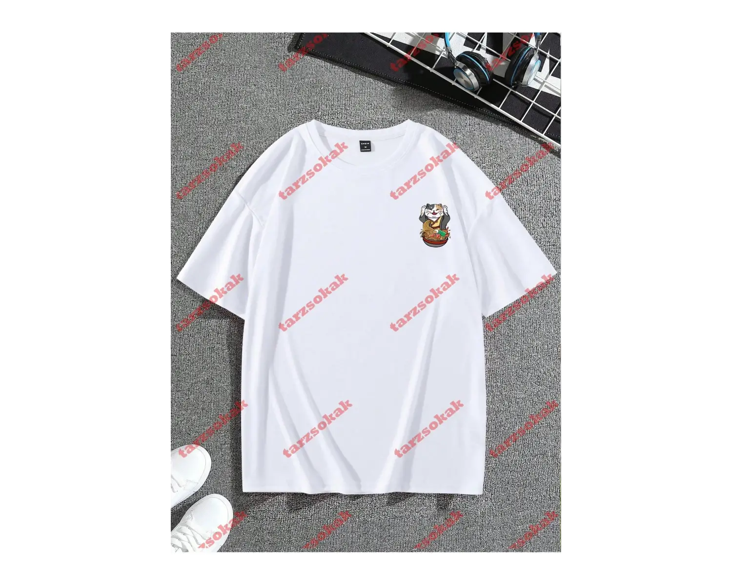 Model 3287 Erkek Yazlık Yuvarlak Yaka Kısa Kollu Günlük Tişört, Yaz