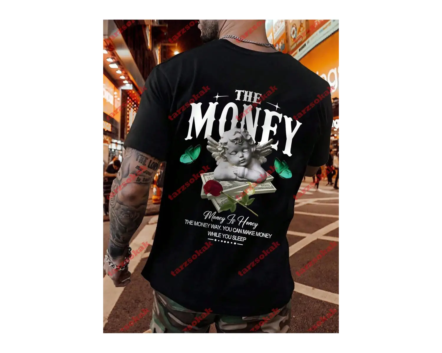 Model 3289 Erkek Yazlık Yuvarlak Yaka Kısa Kollu Günlük Tişört, Yaz