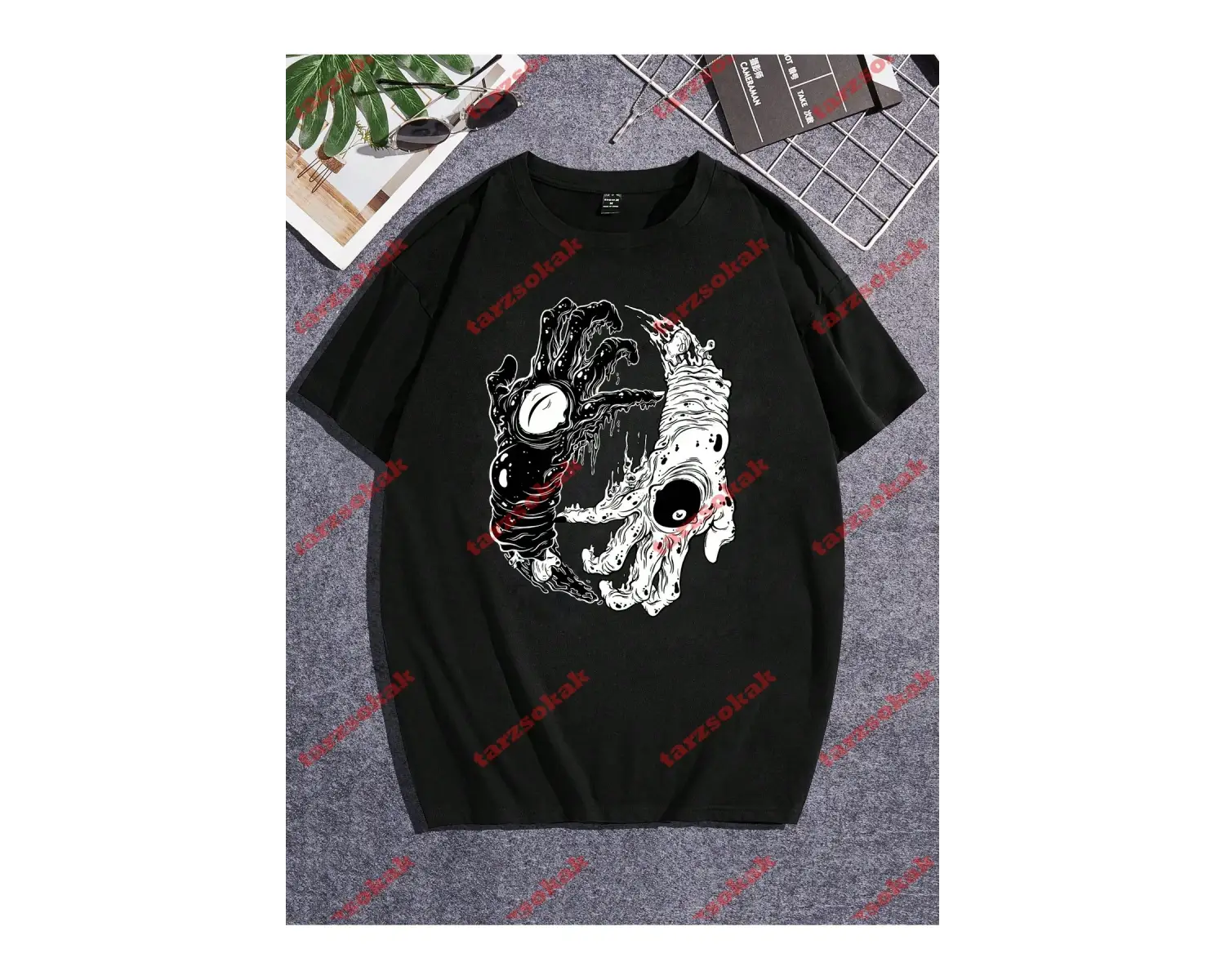 Model 3291 Erkek Yazlık Yuvarlak Yaka Kısa Kollu Günlük Tişört, Yaz