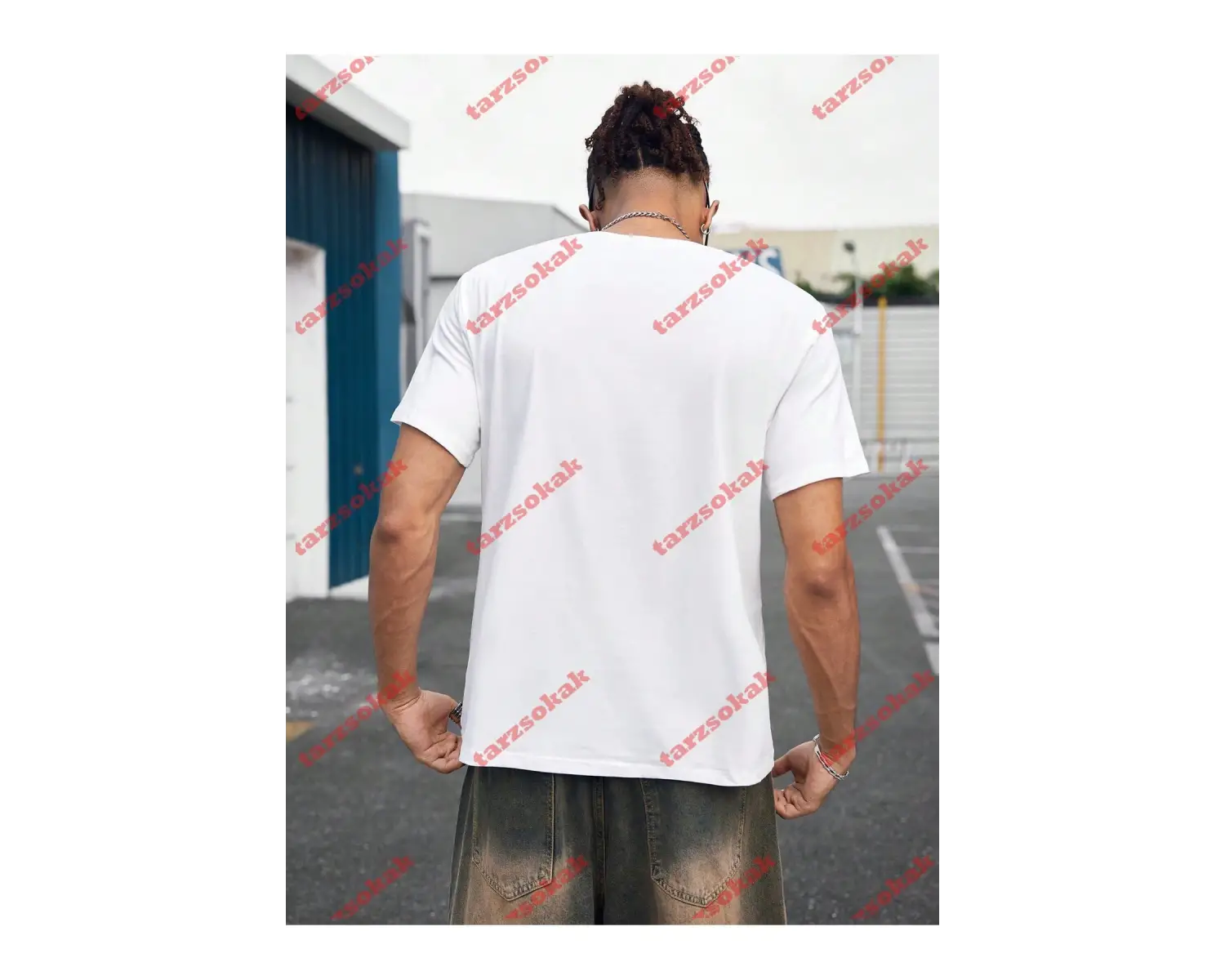 Model 3291 Erkek Yazlık Yuvarlak Yaka Kısa Kollu Günlük Tişört, Yaz