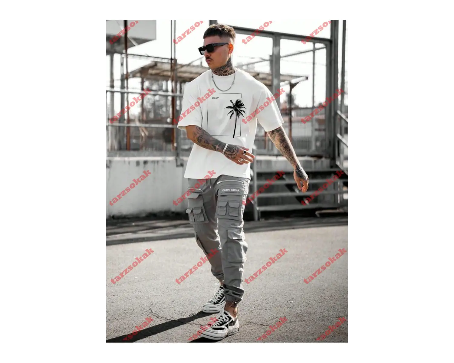 Model 3293 Erkek Yazlık Yuvarlak Yaka Kısa Kollu Günlük Tişört, Yaz