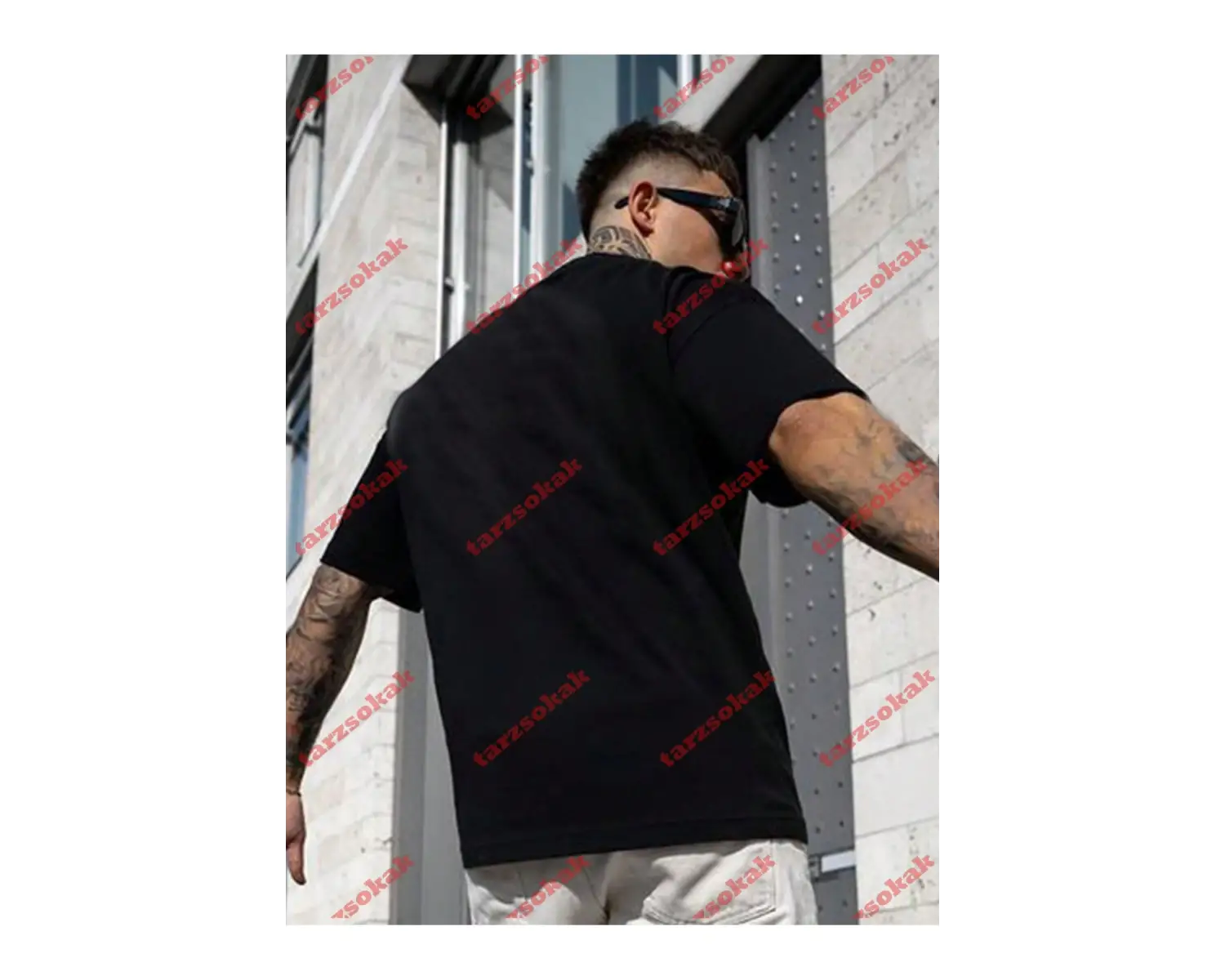 Model 3293 Erkek Yazlık Yuvarlak Yaka Kısa Kollu Günlük Tişört, Yaz