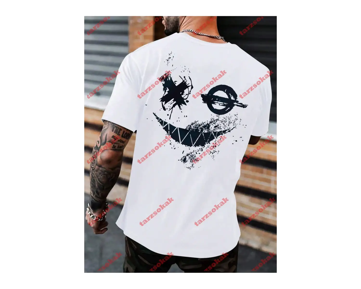 Model 3294 Erkek Yazlık Yuvarlak Yaka Kısa Kollu Günlük Tişört, Yaz